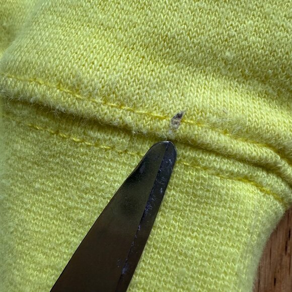 The North Face Size XL Yellow Cotton Half Dome Logo Pullover Hoodie Sweatshirt - Picture 12 of 12